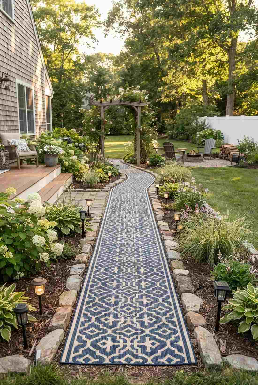 narrow runner pathways