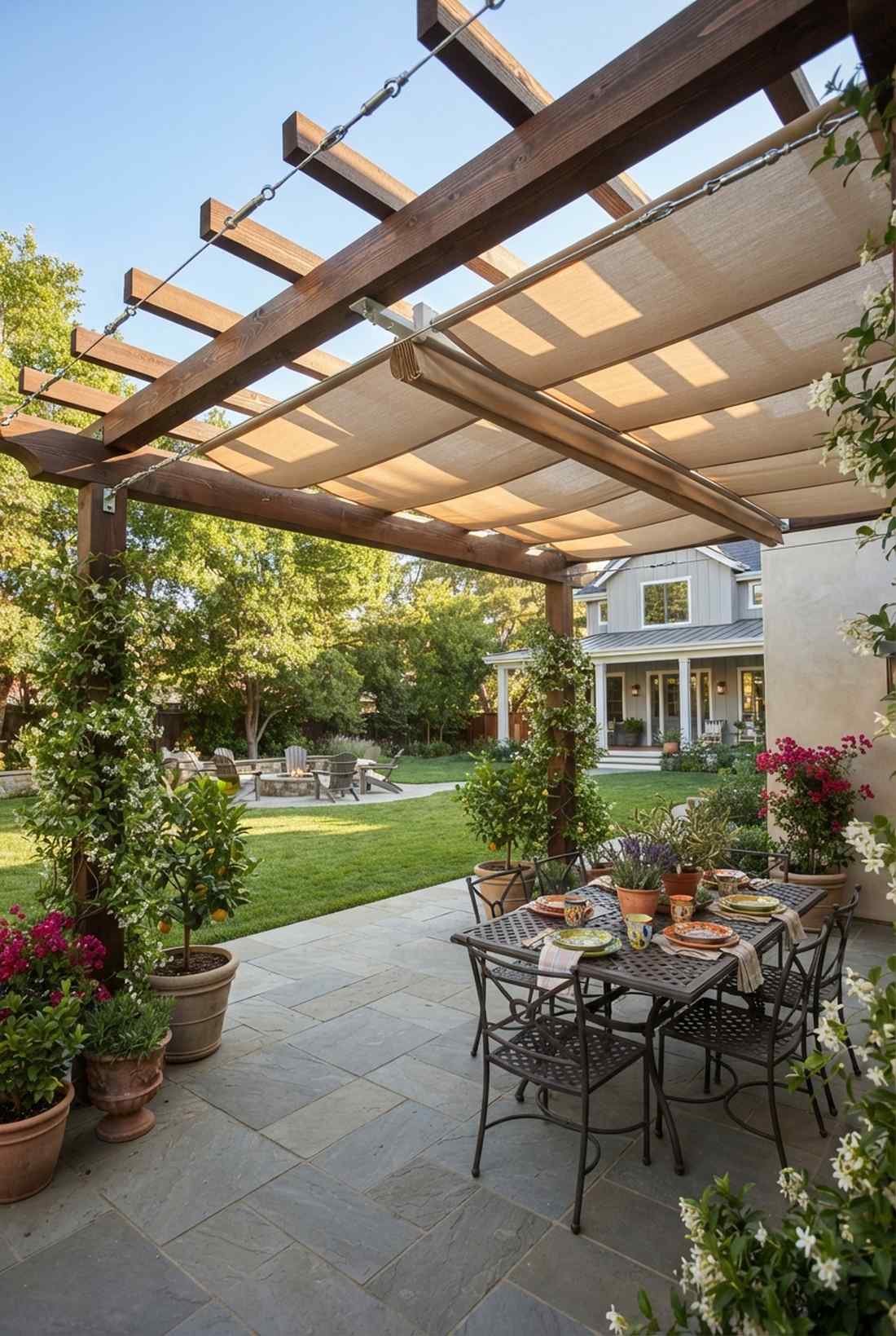 retractable fabric canopies