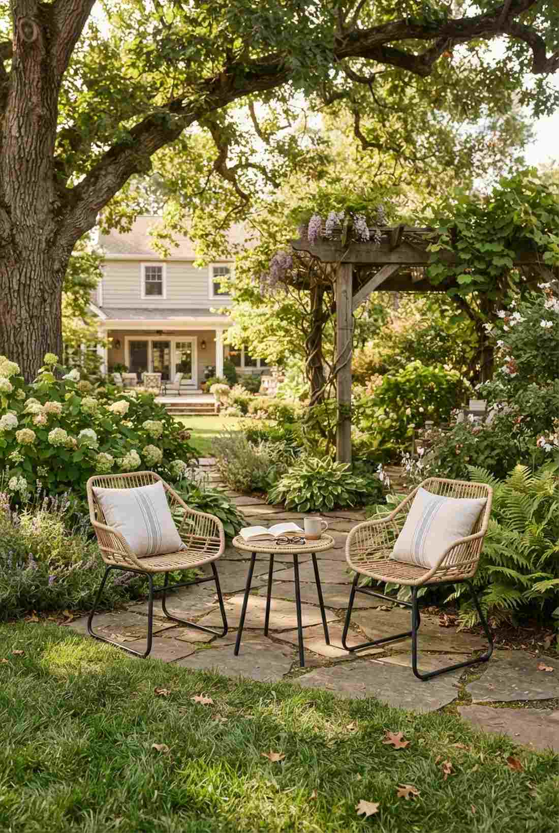 two chair accent table trio