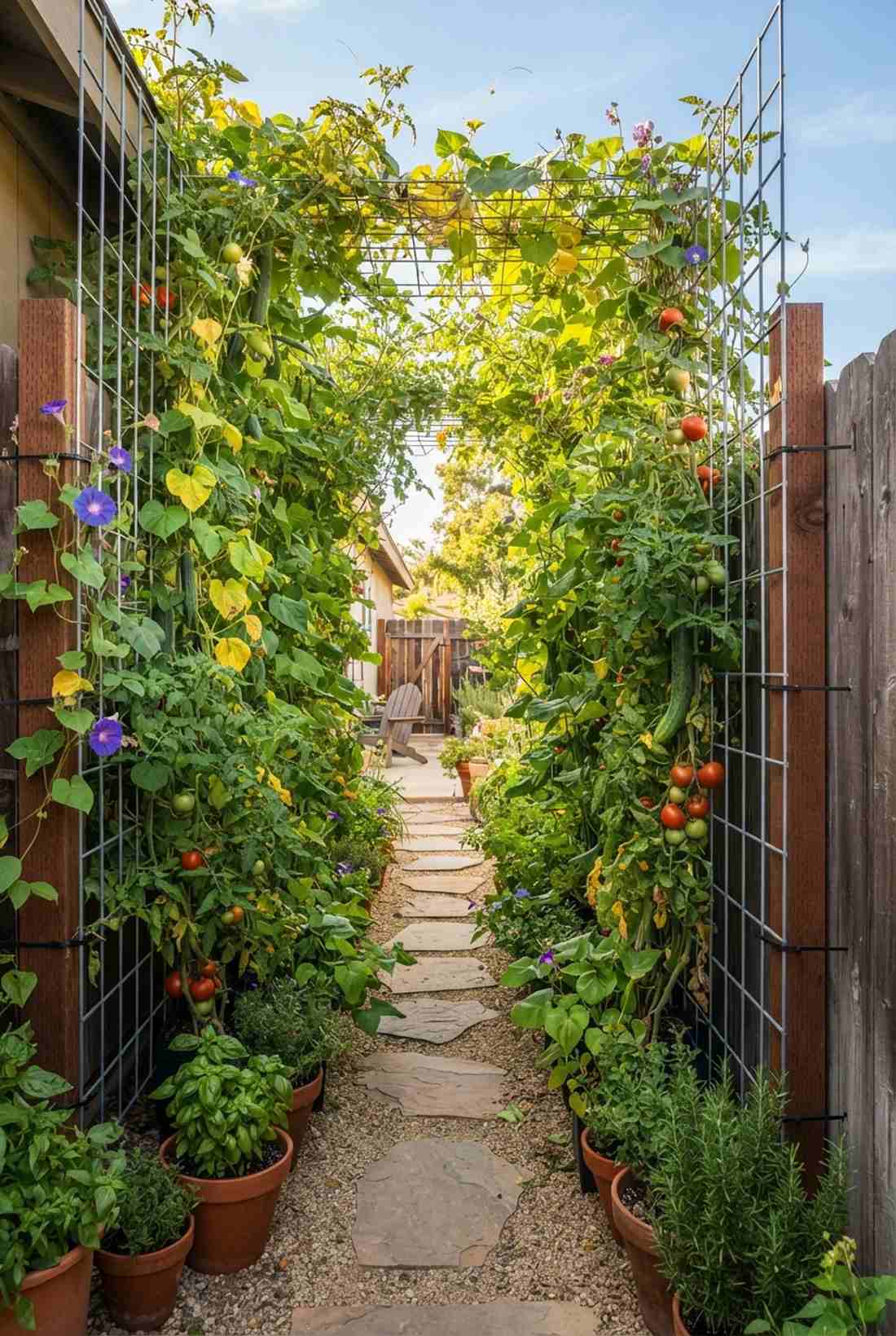 vertical trellis gallery