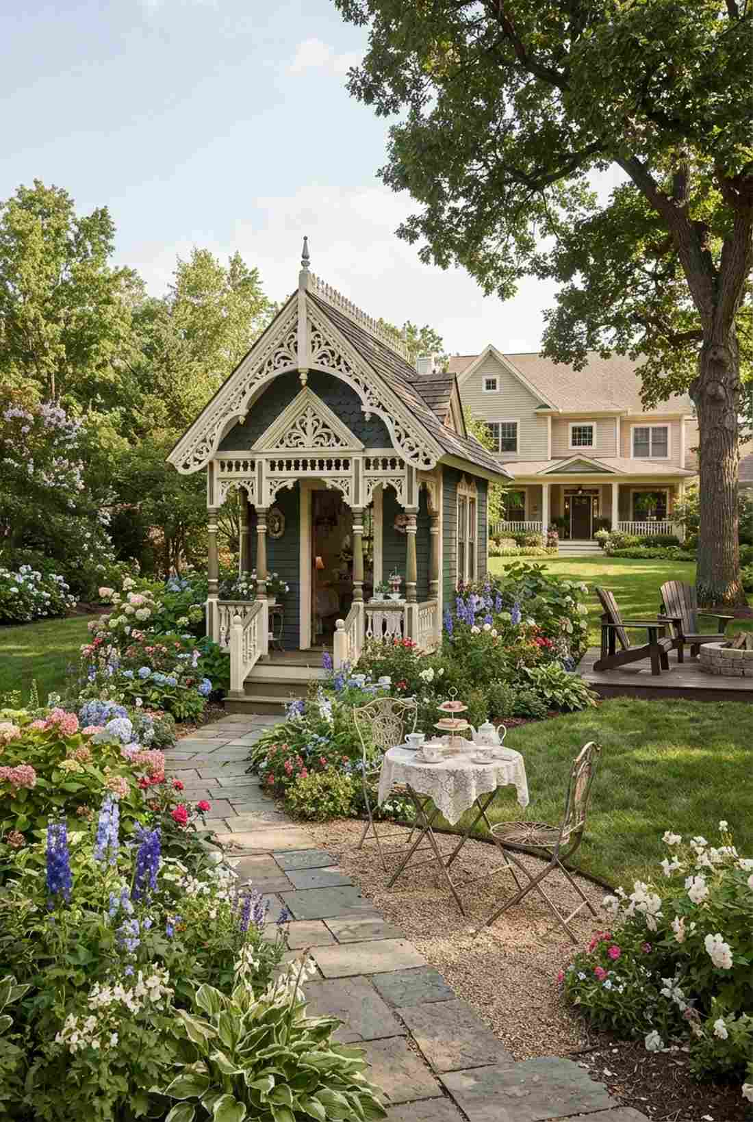 victorian garden pavilion