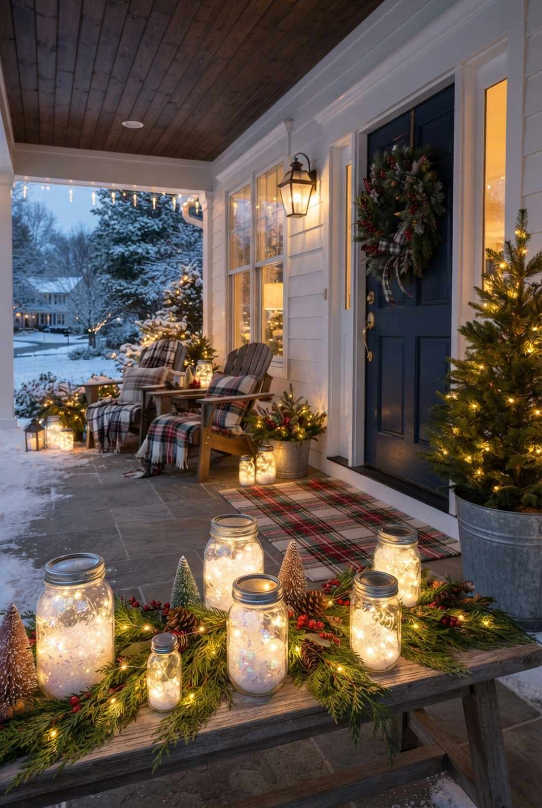artificial snow and frost