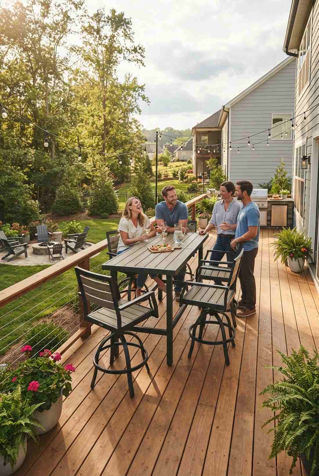 bar height dining set