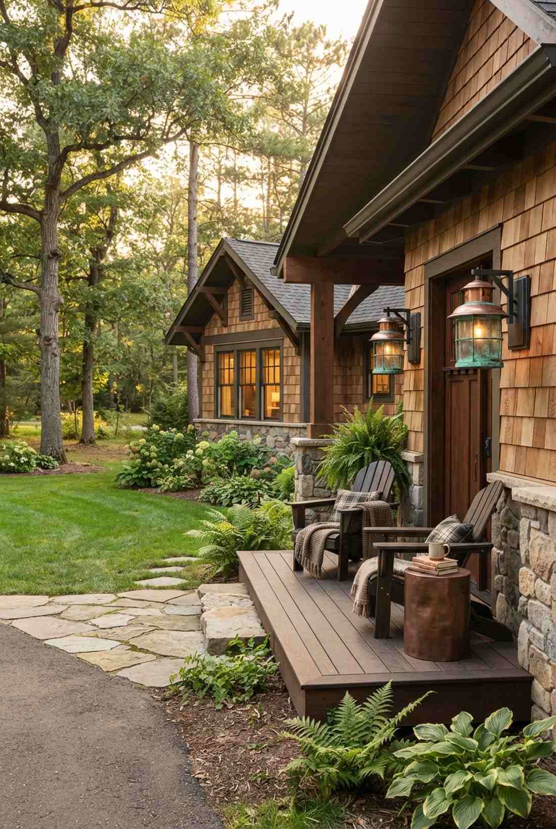 bronze with copper accents