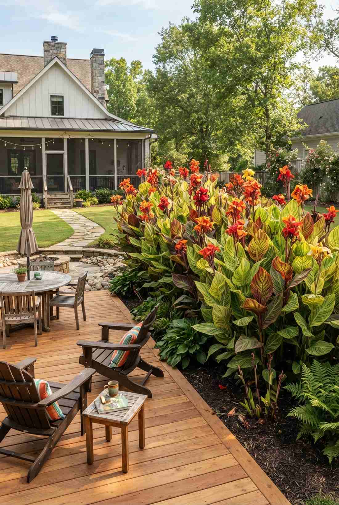 canna lily vertical color