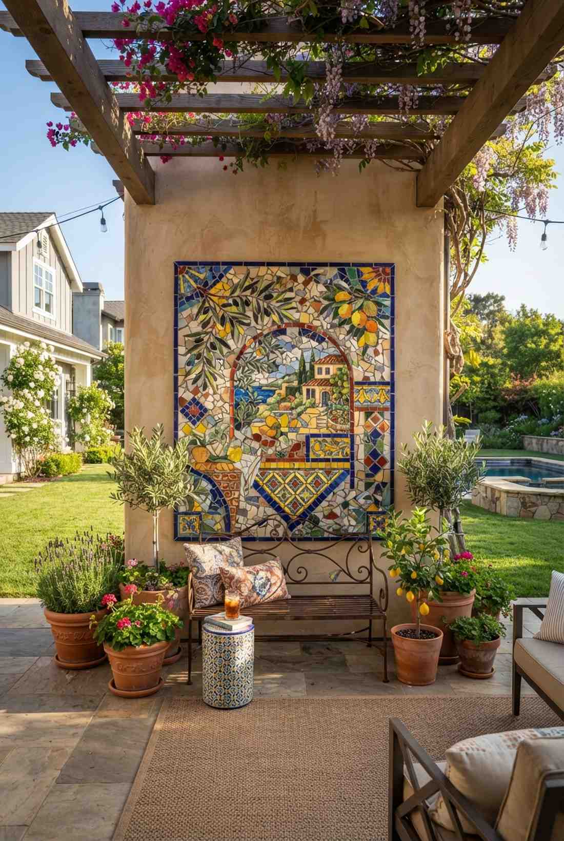ceramic tile mosaic mural