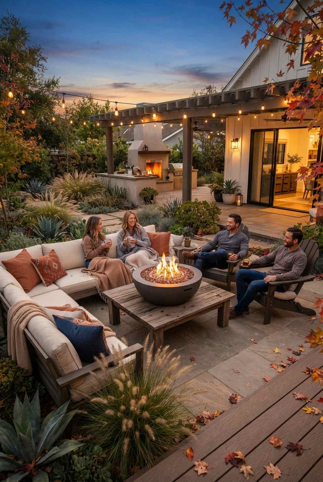 fire feature ambient glow