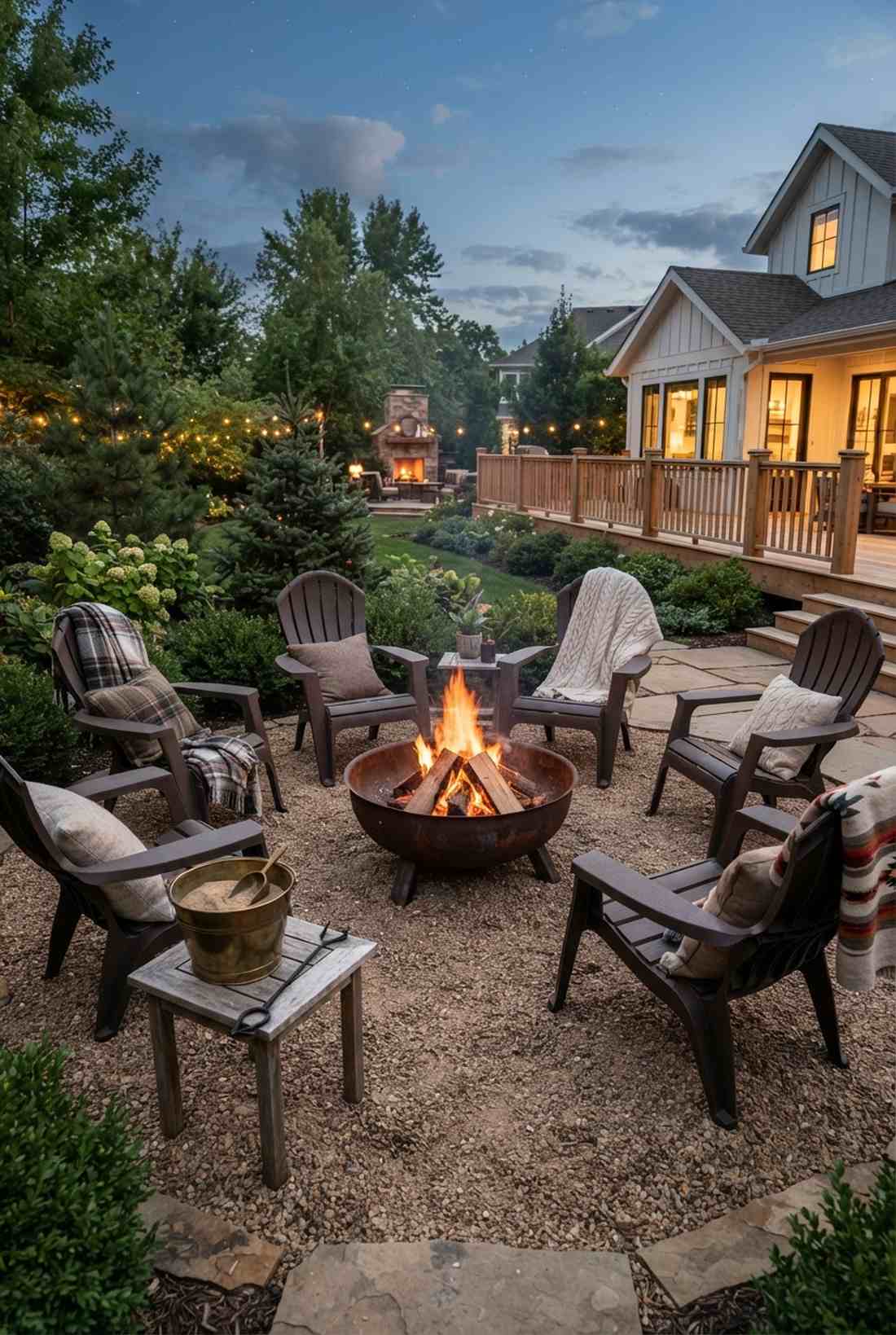 fire pit gathering circle