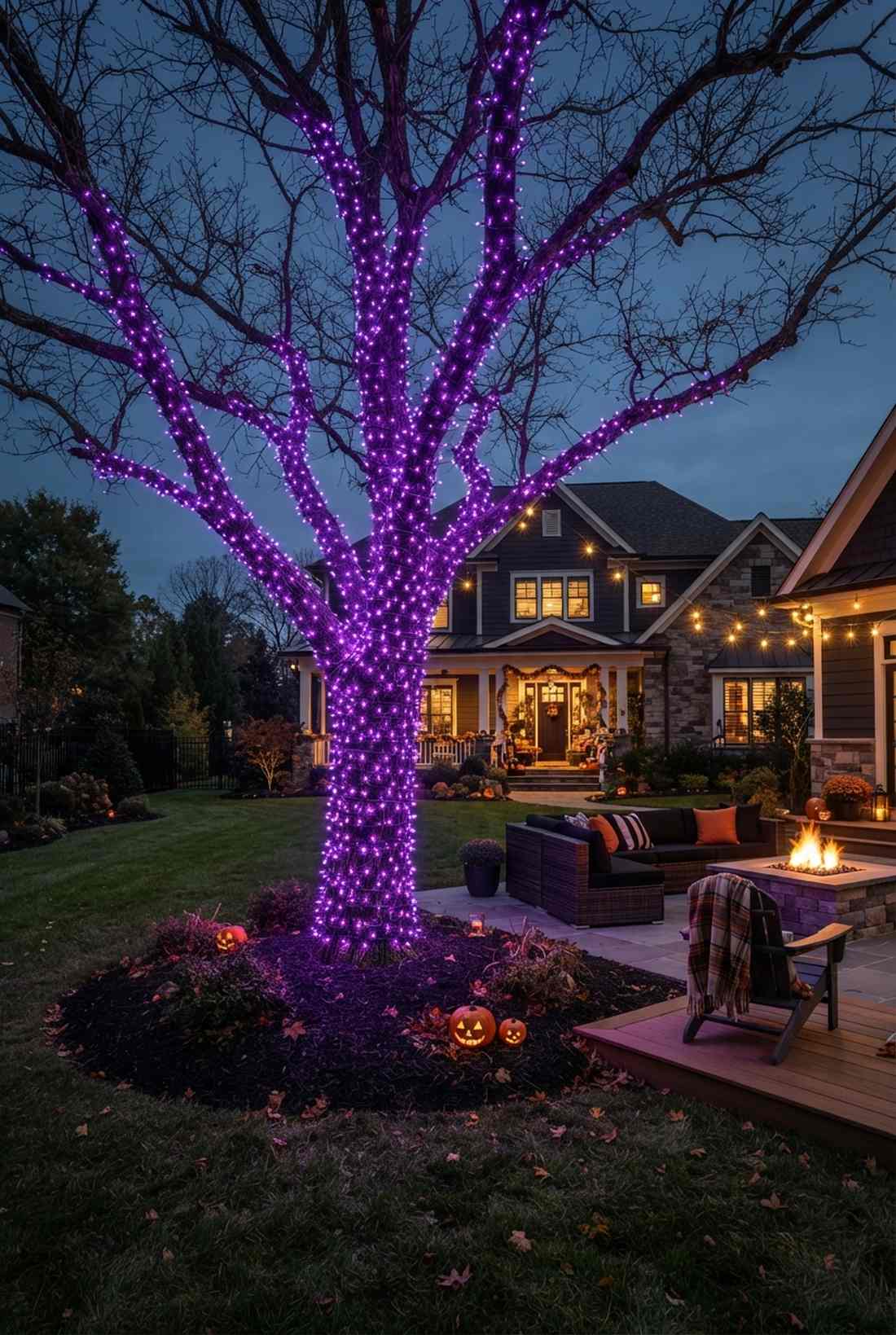 haunted tree spiral wrapping