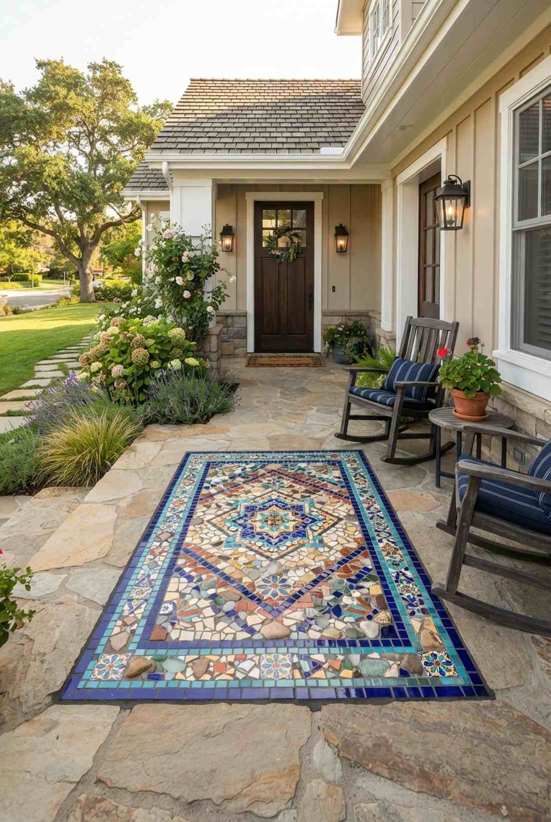 mosaic insert pattern