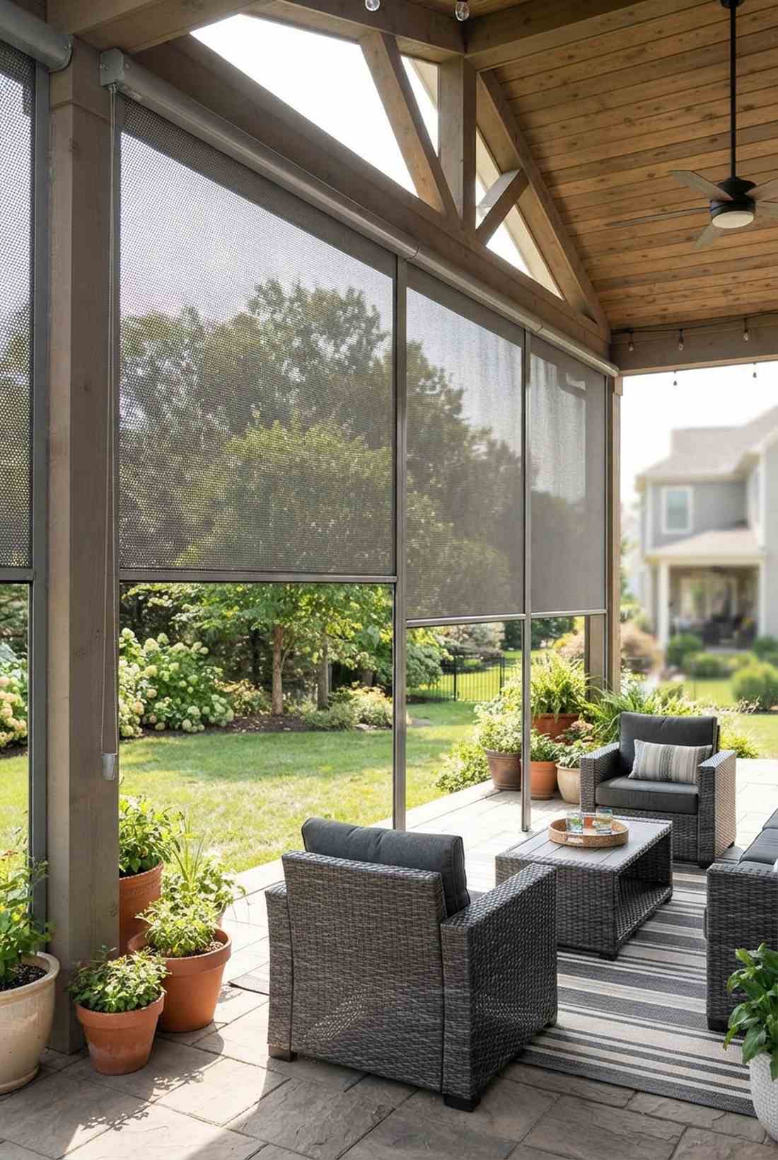 perforated vinyl roller shades