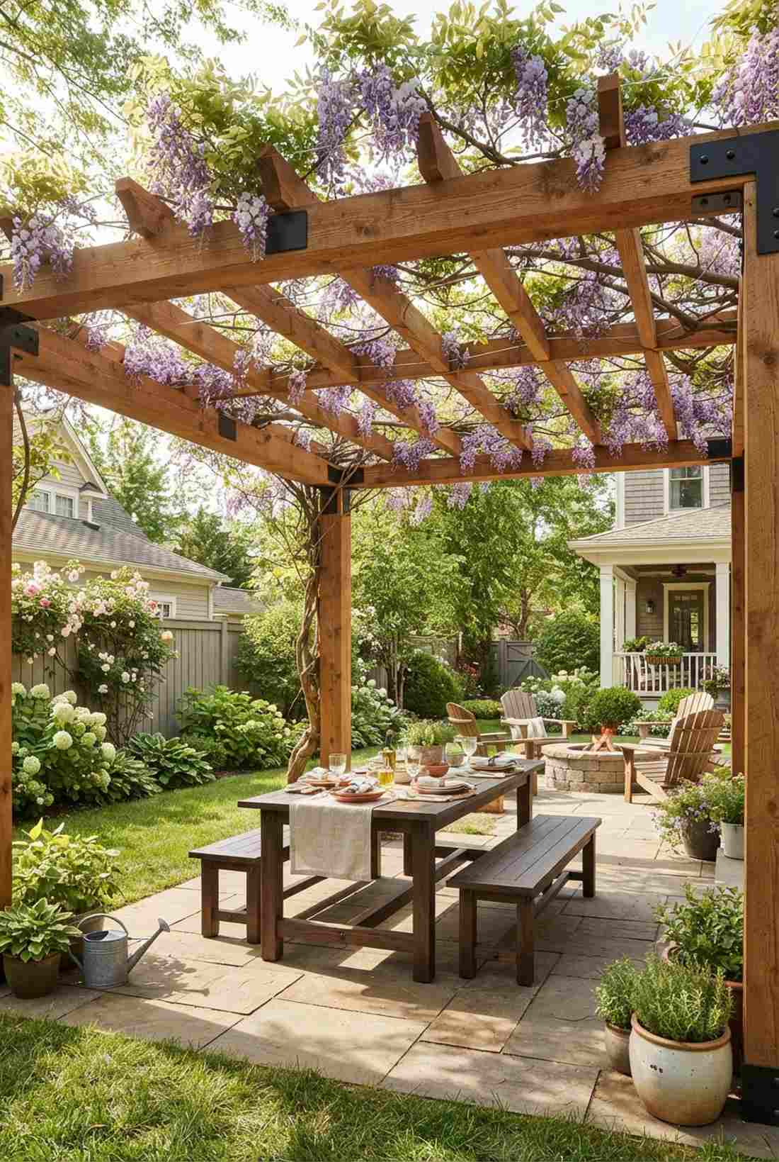 pergola overhead gardens