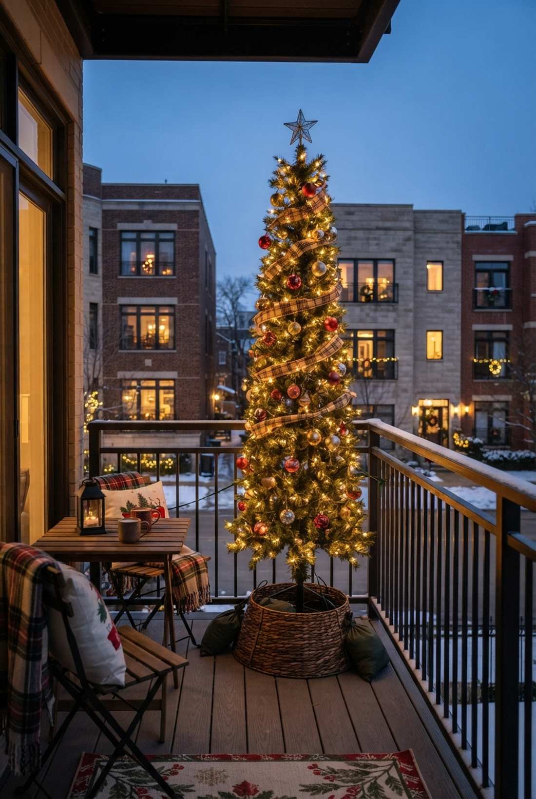 pre lit pencil artificial tree