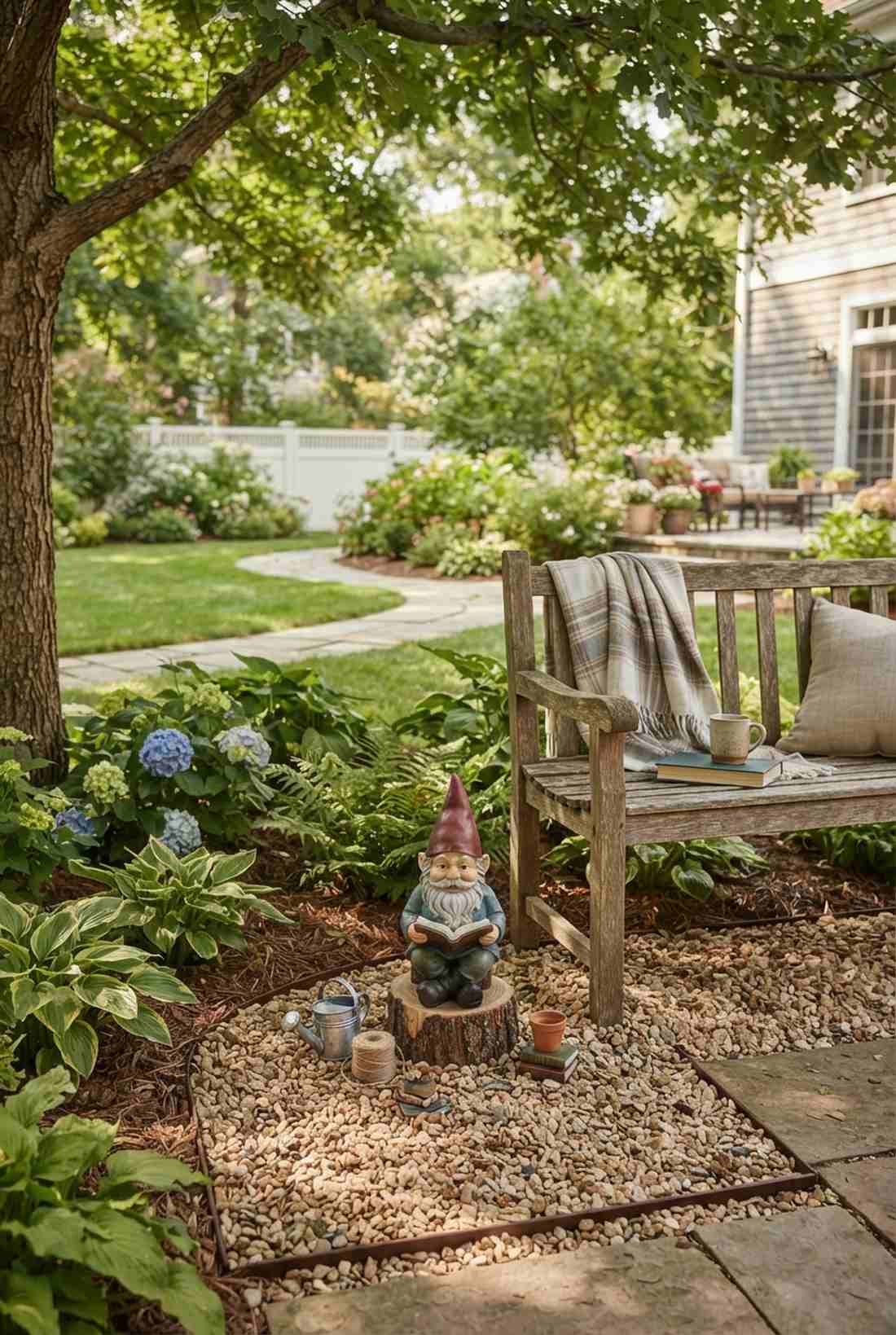 reading nook bookish gnome scene