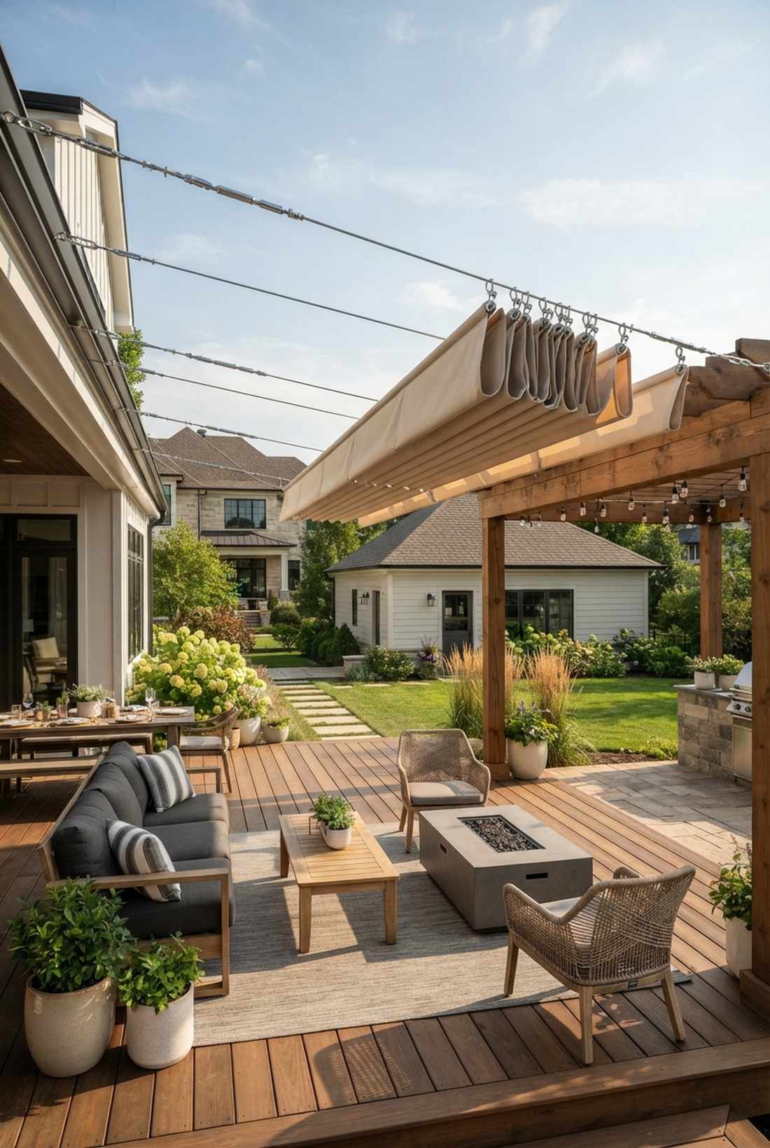 retractable canopy umbrella hybrid