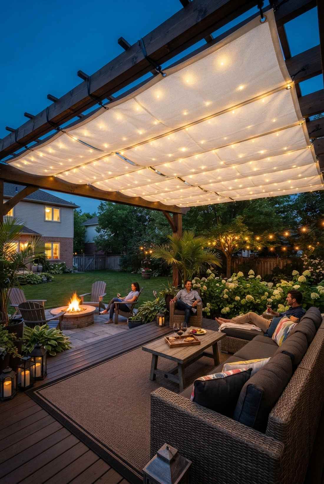retractable seasonal canopy