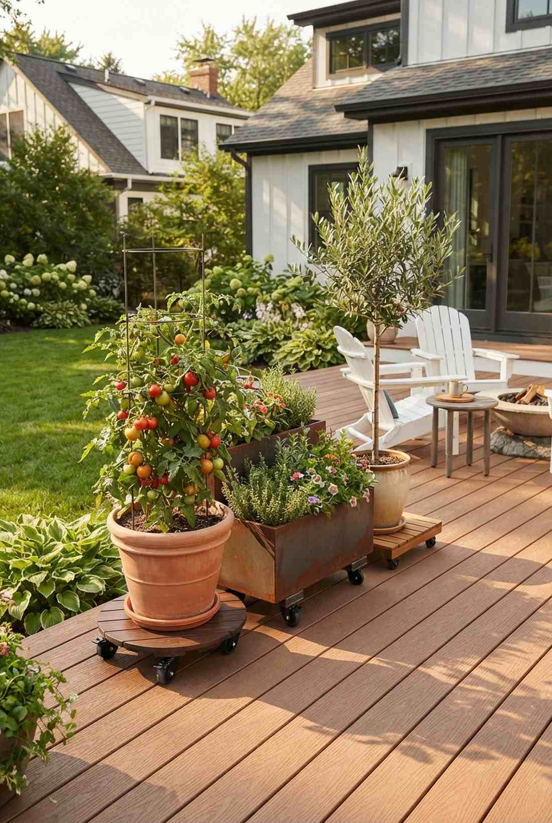 rolling container gardens