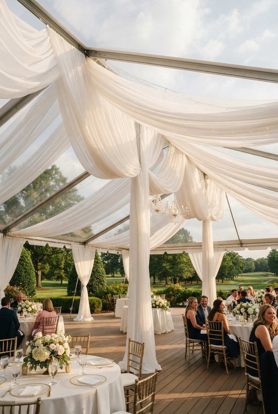 sheer fabric tent liner