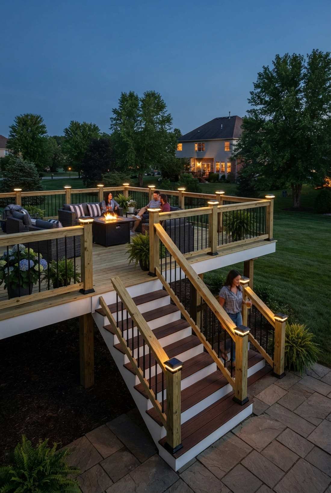solar deck post caps