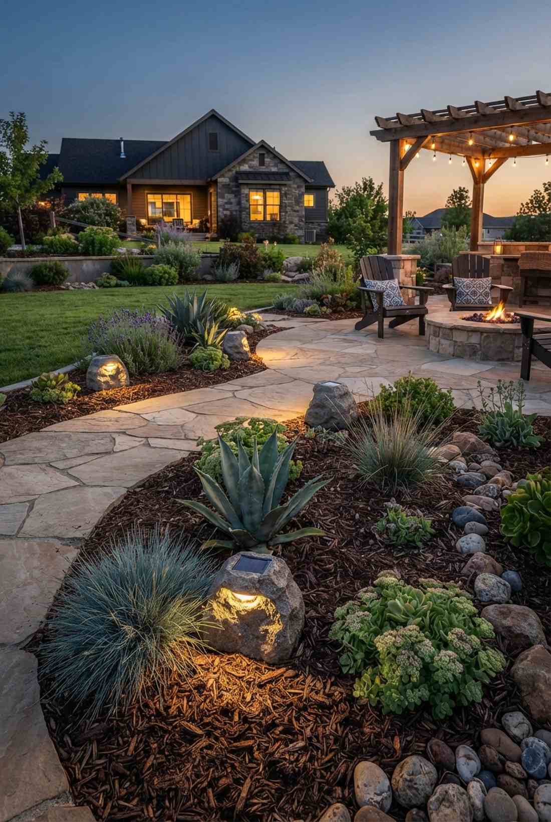 solar rock lights