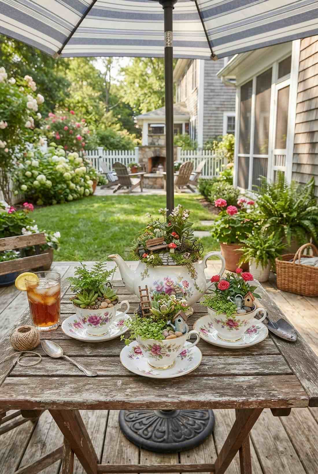 teacup and teapot miniatures