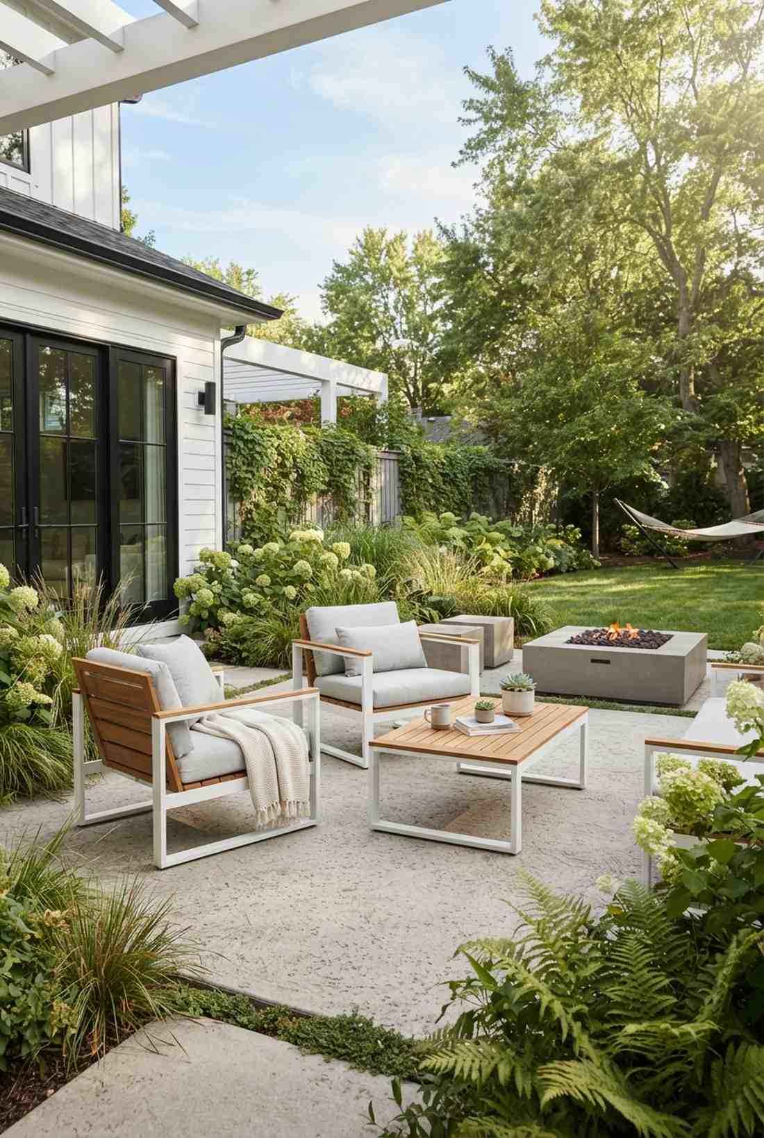 white and wood combination for scandinavian style