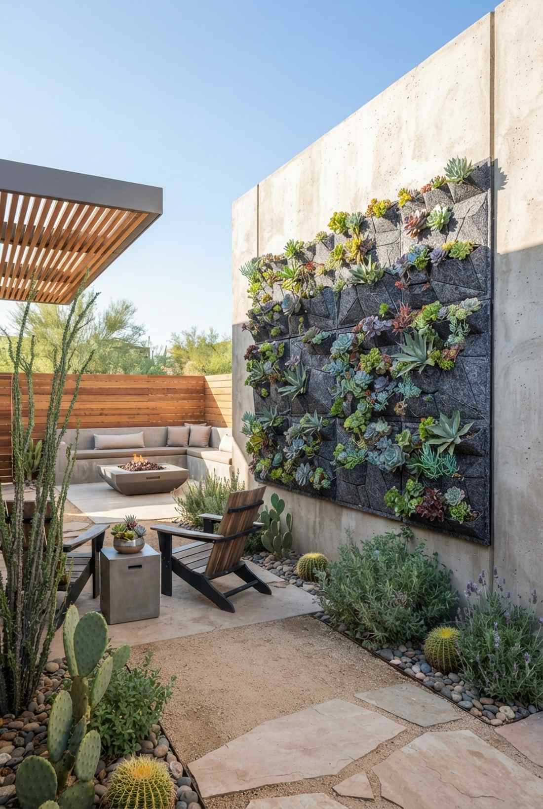 wire basket wall system
