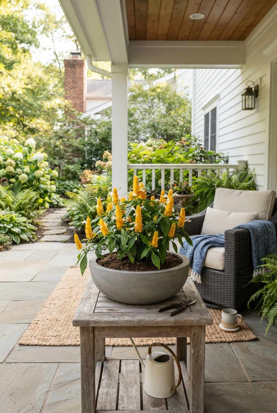 yellow shrimp plant