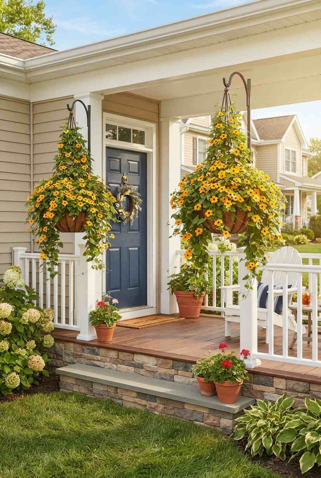 black eyed susan vine cheerful containers