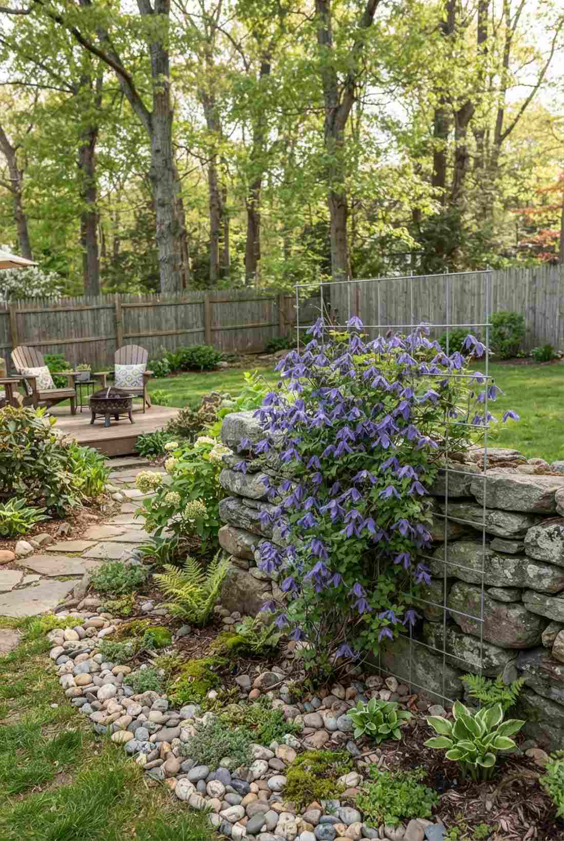 clematis alpina early spring bells