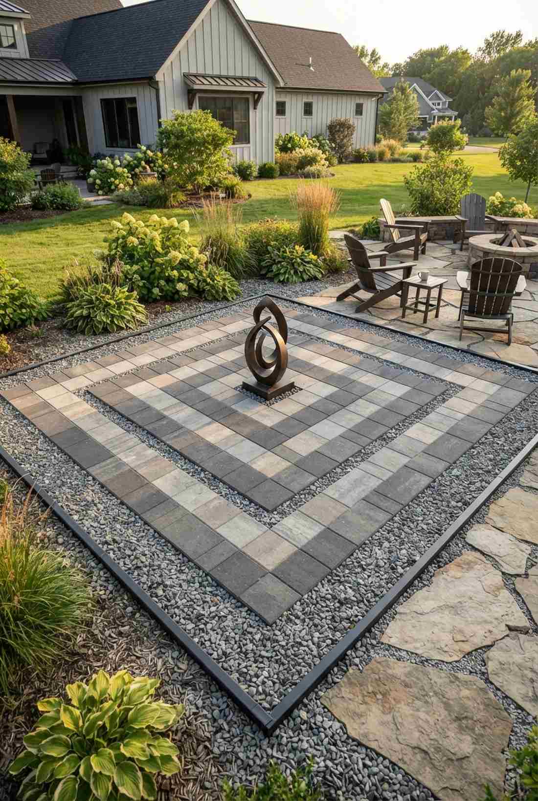 concentric square target