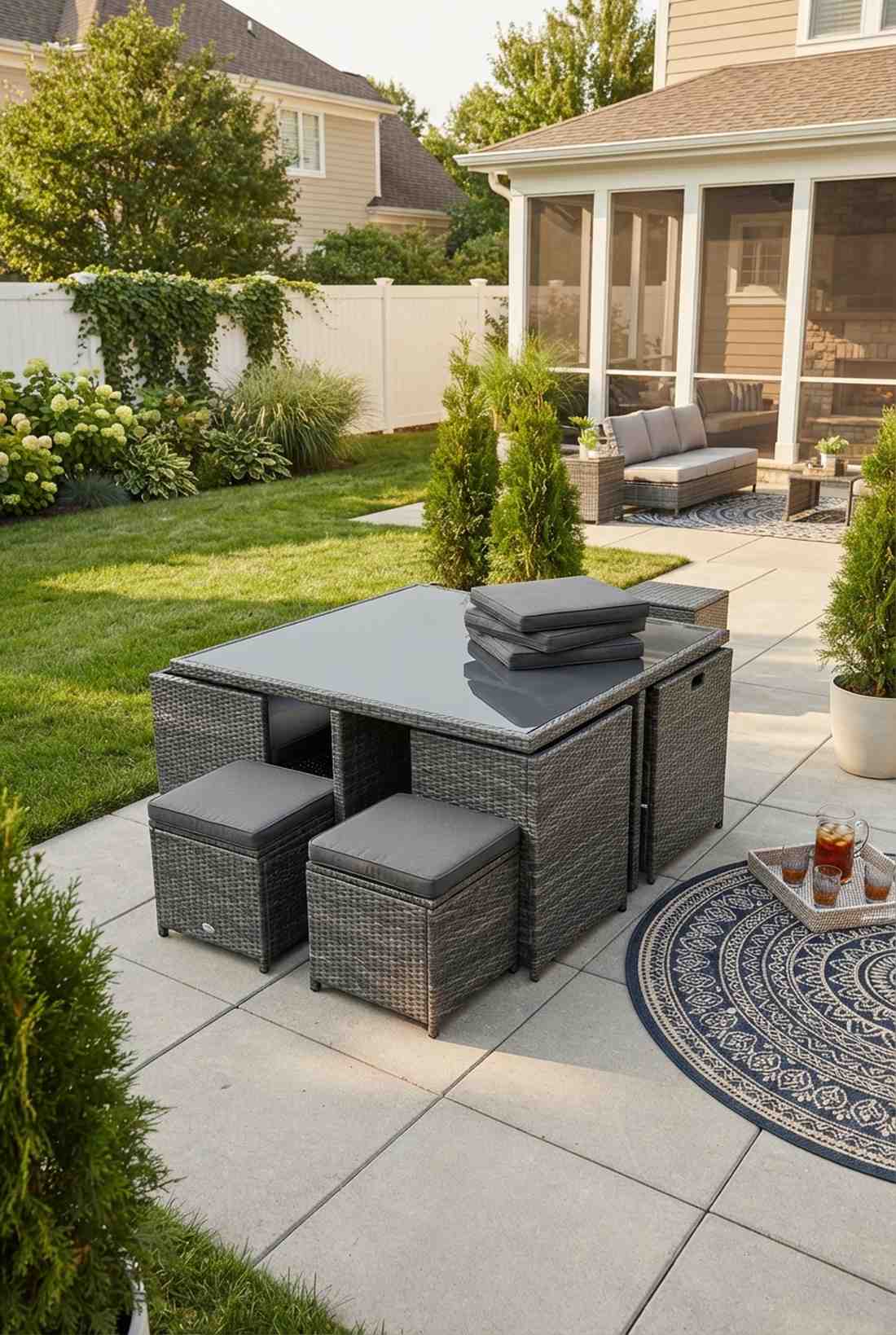 cube garden furniture set