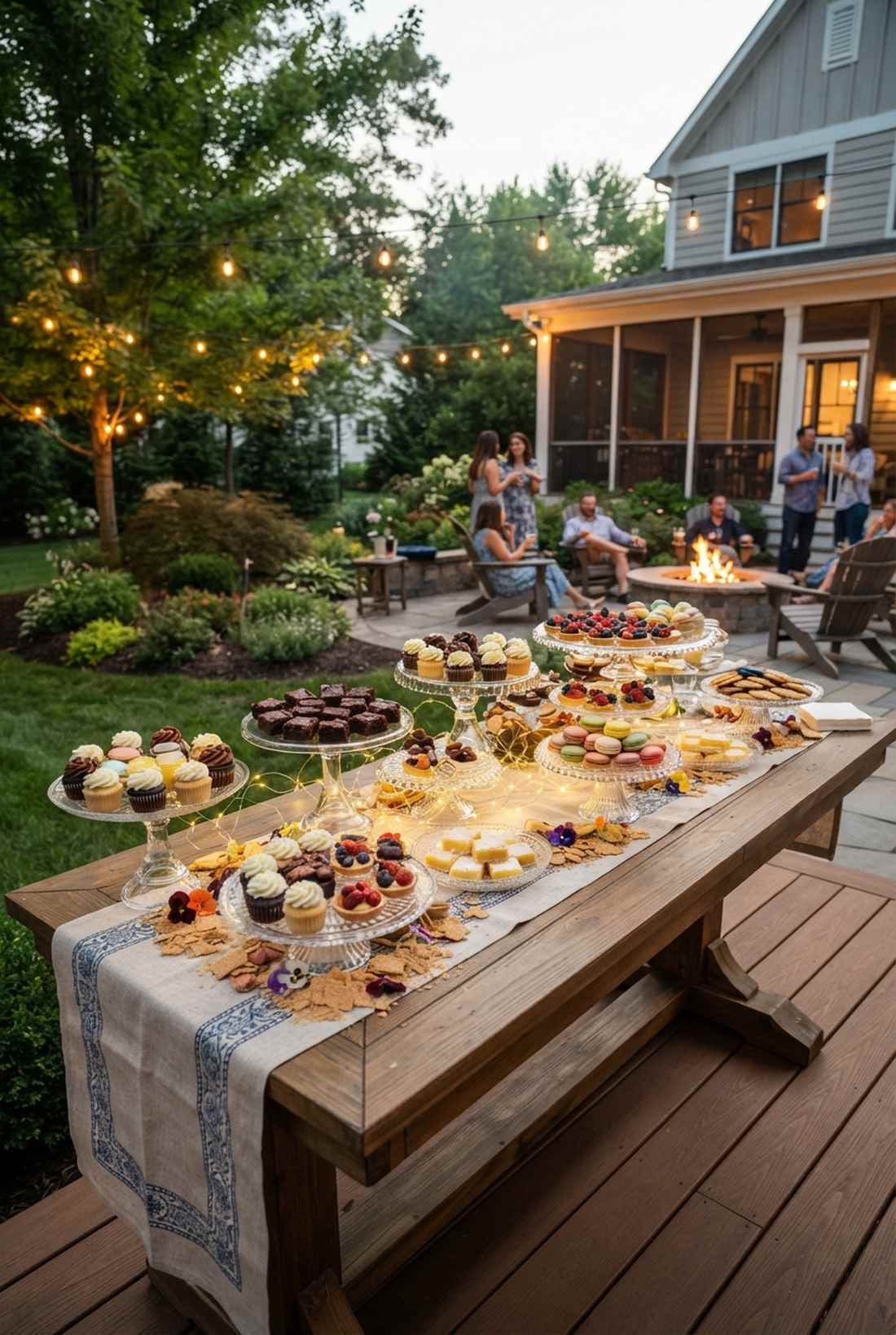 dessert grazing table