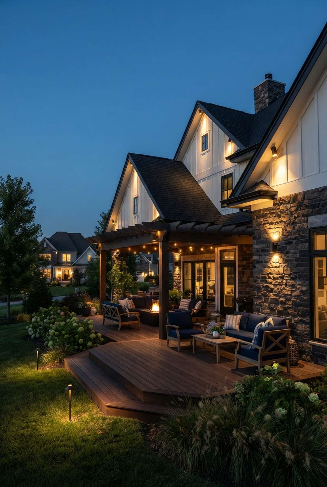 eave return corner accents