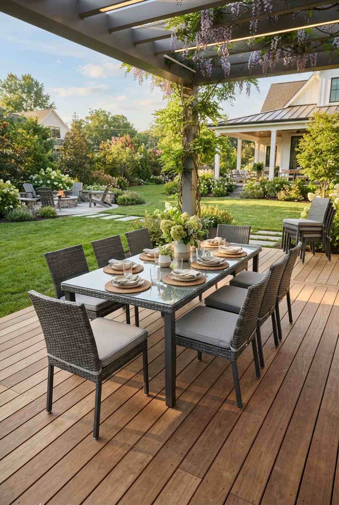 flat weave wicker dining chairs
