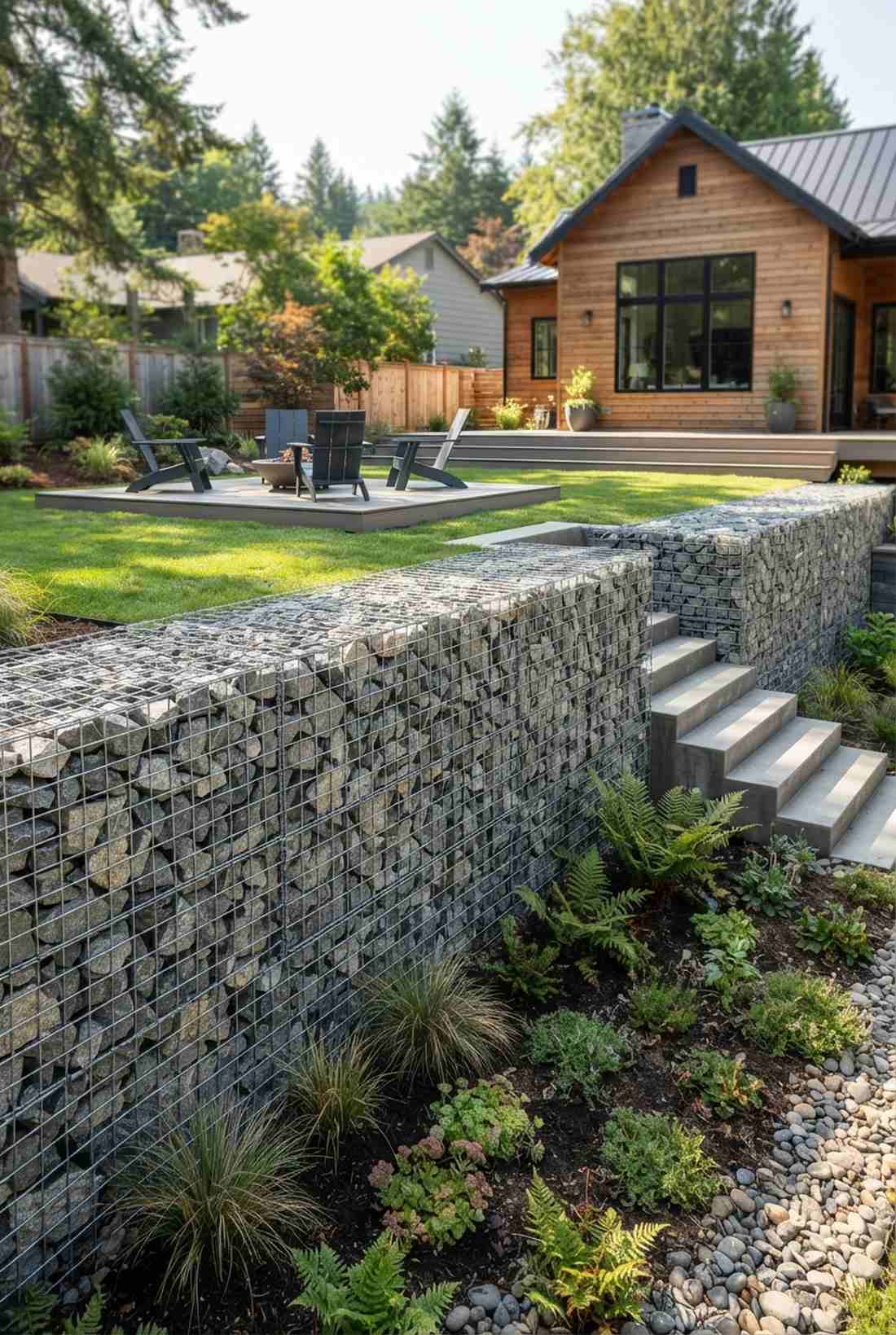 gabion wire basket wall
