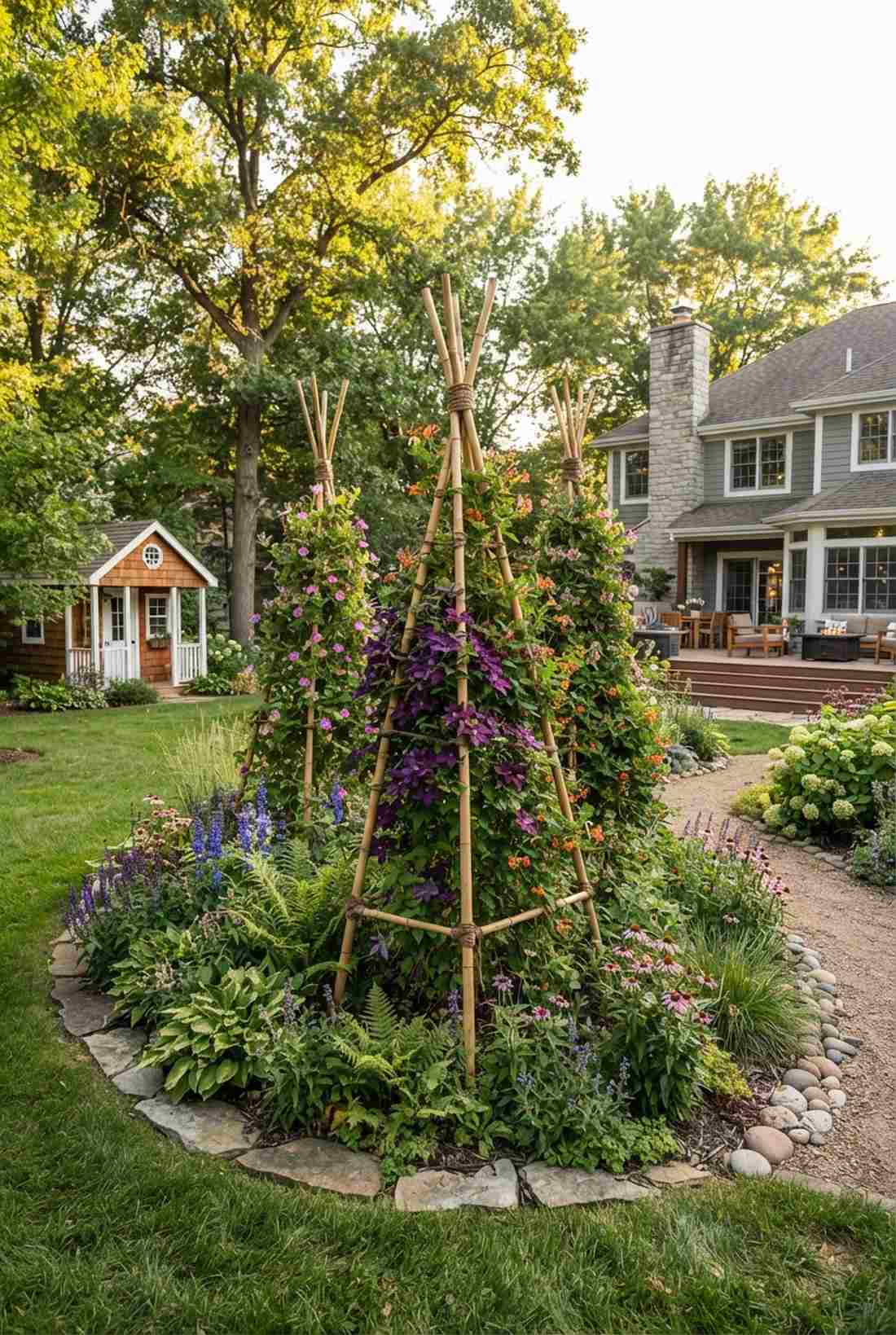 garden arbor entryway