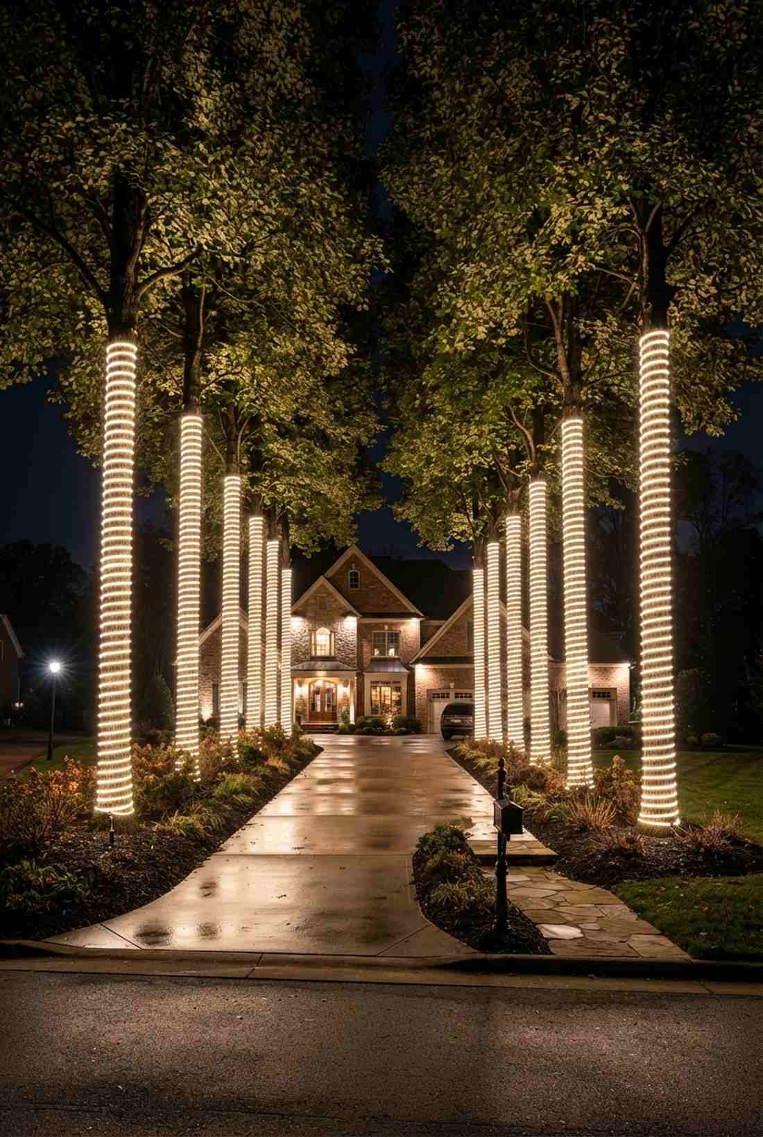 ground to canopy pillars