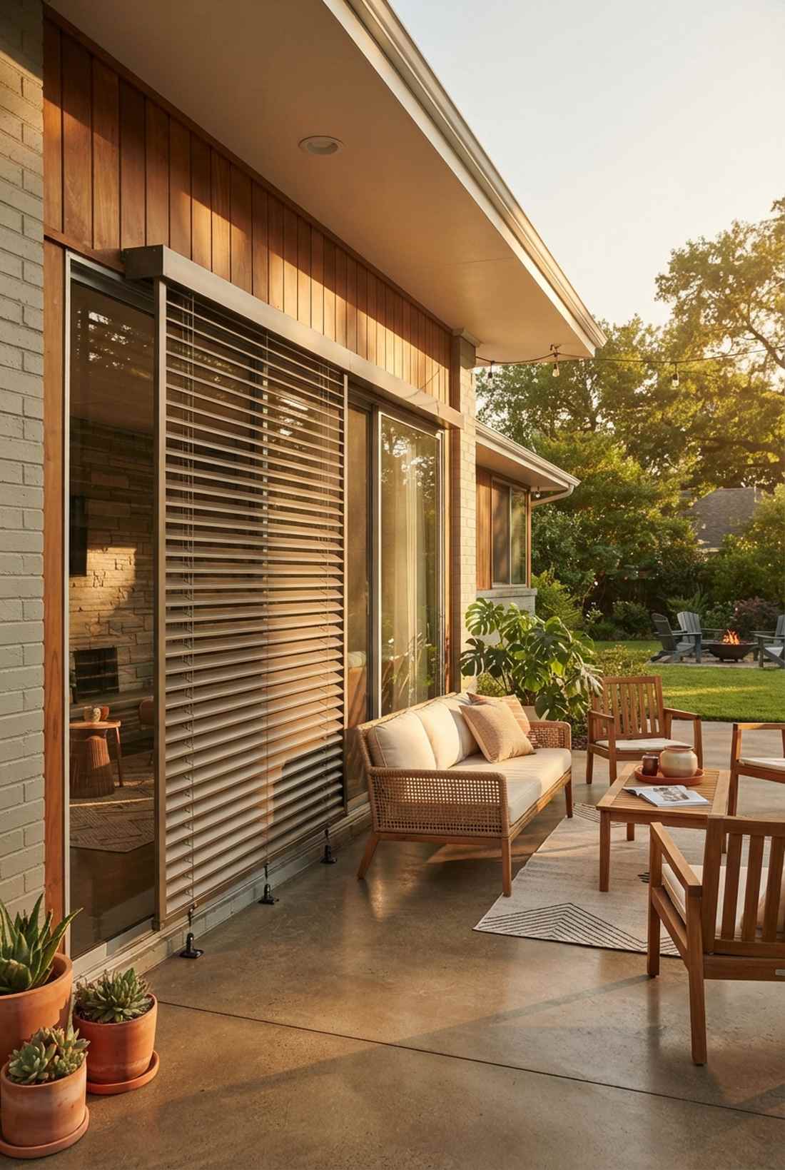 horizontal slat blinds for adjustable light