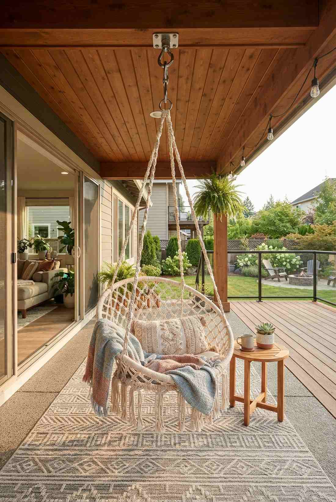 macrame hanging chair