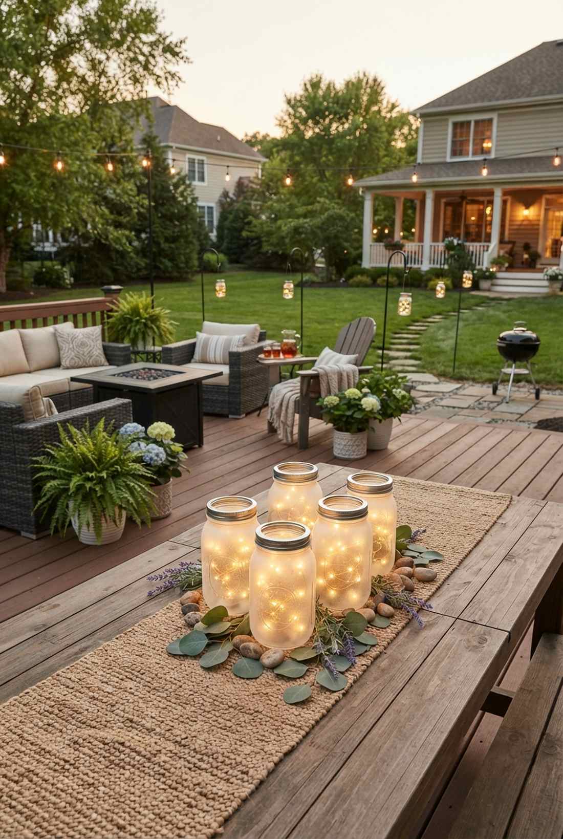 mason jar lanterns