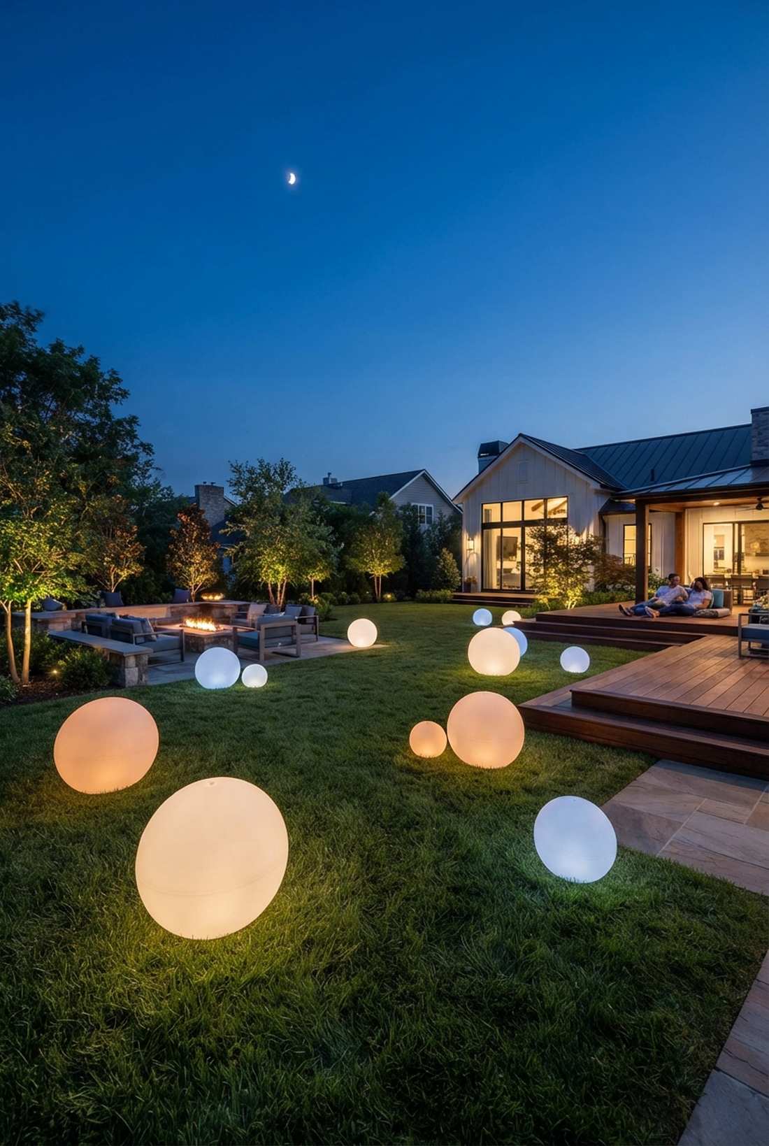 moon globe lanterns