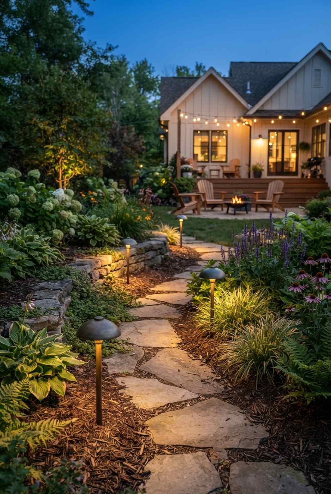 mushroom pathway lights