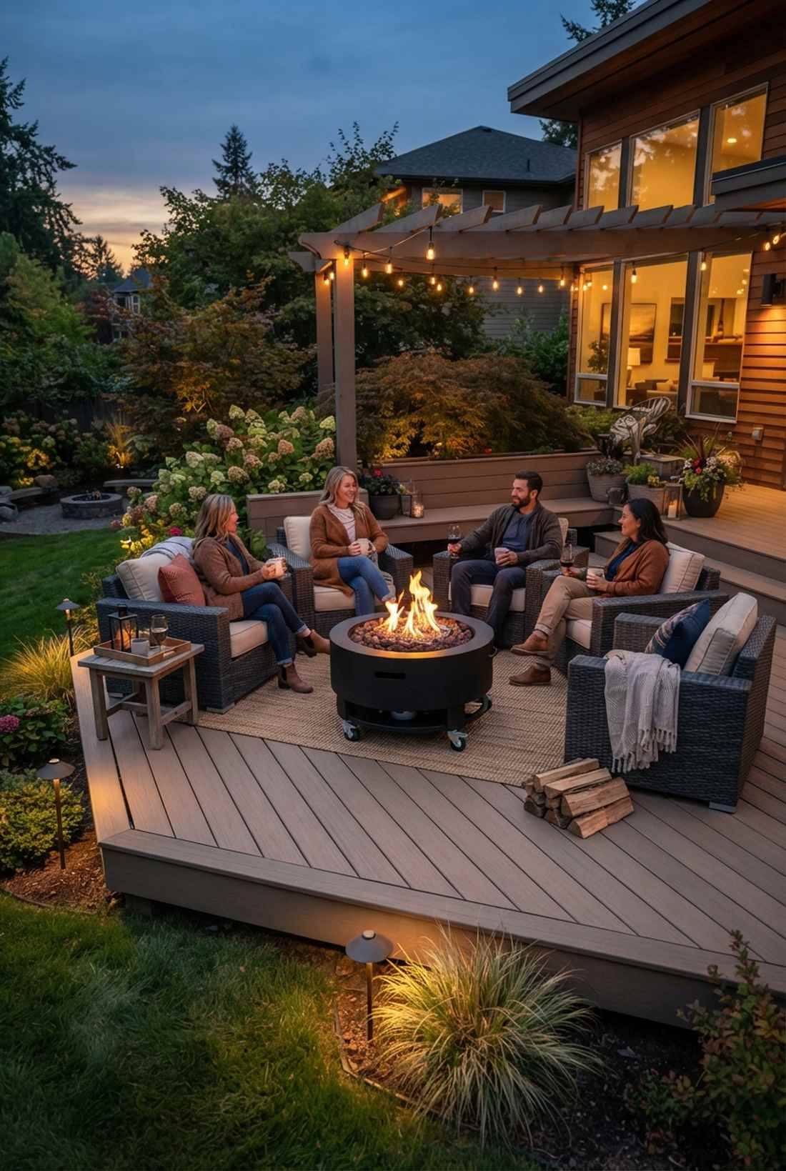 rolling fire pit
