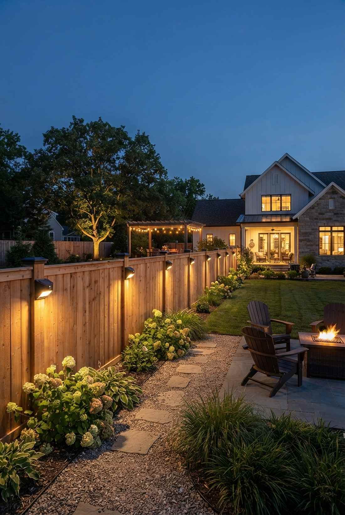 solar fence mounted lights