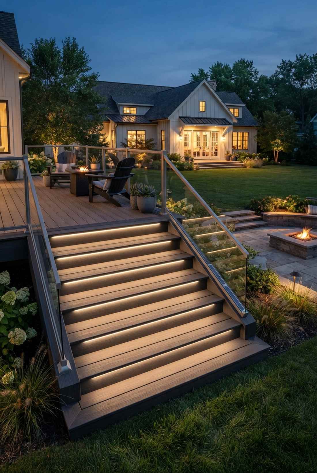 solar strip lighting for steps