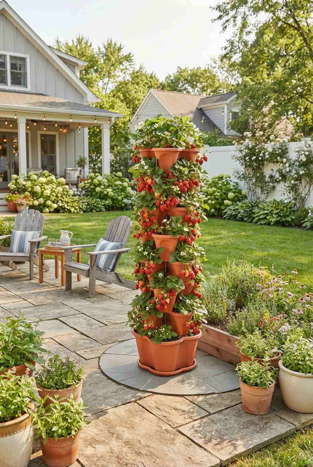 strawberry tower system