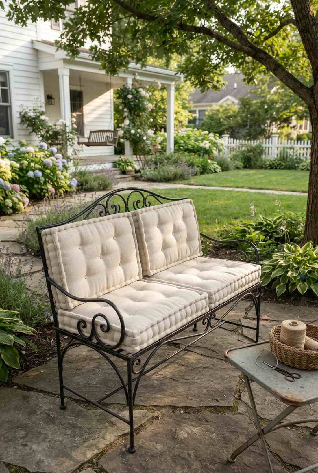 tufted channel quilted seat pads