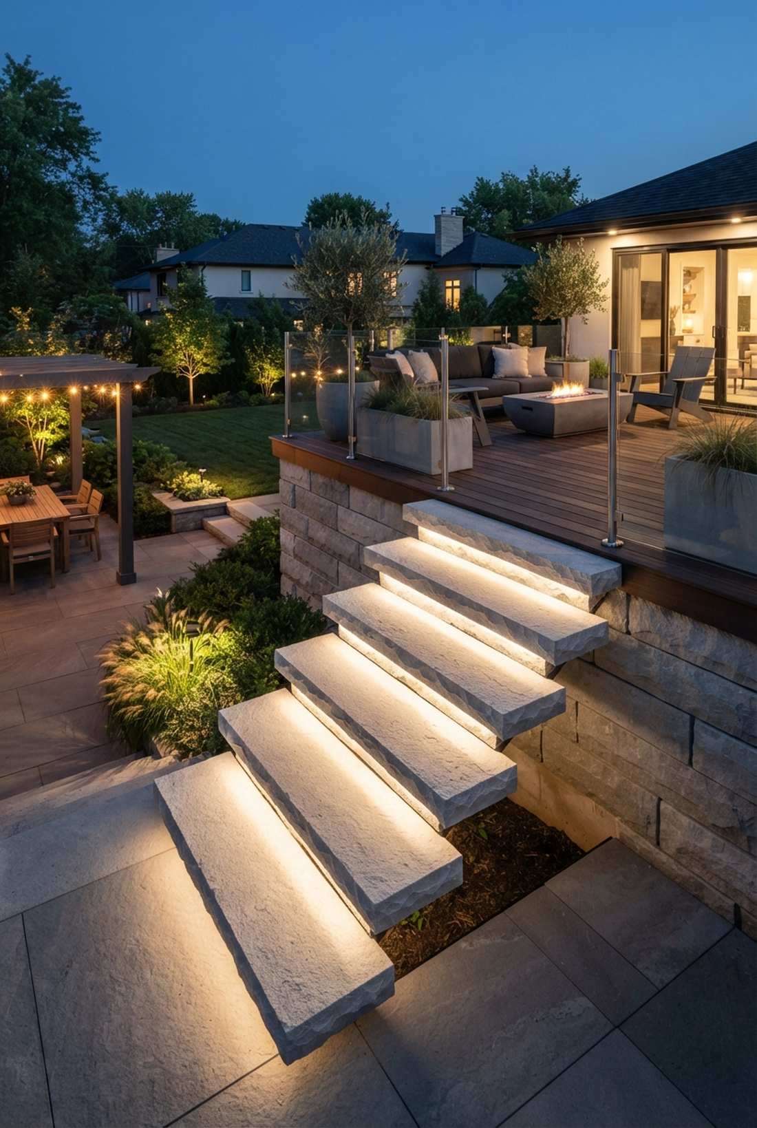 under tread lighting strips