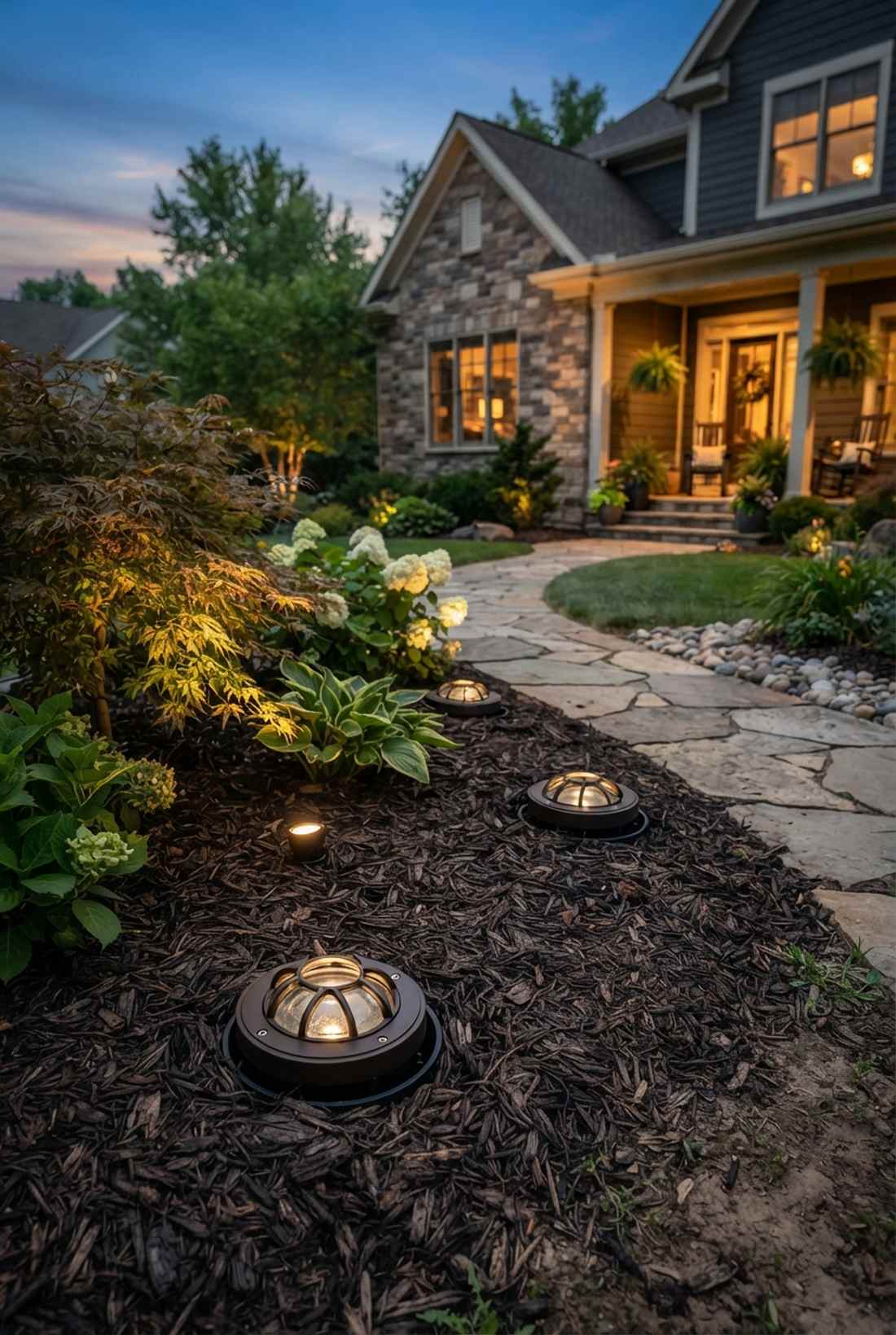 well light fixtures